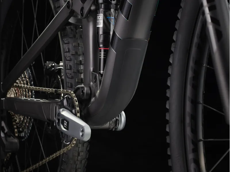 Trek Top Fuel 8 GX AXS Full Suspension Mountain Bike 2025 in Matte Dnister Black-2